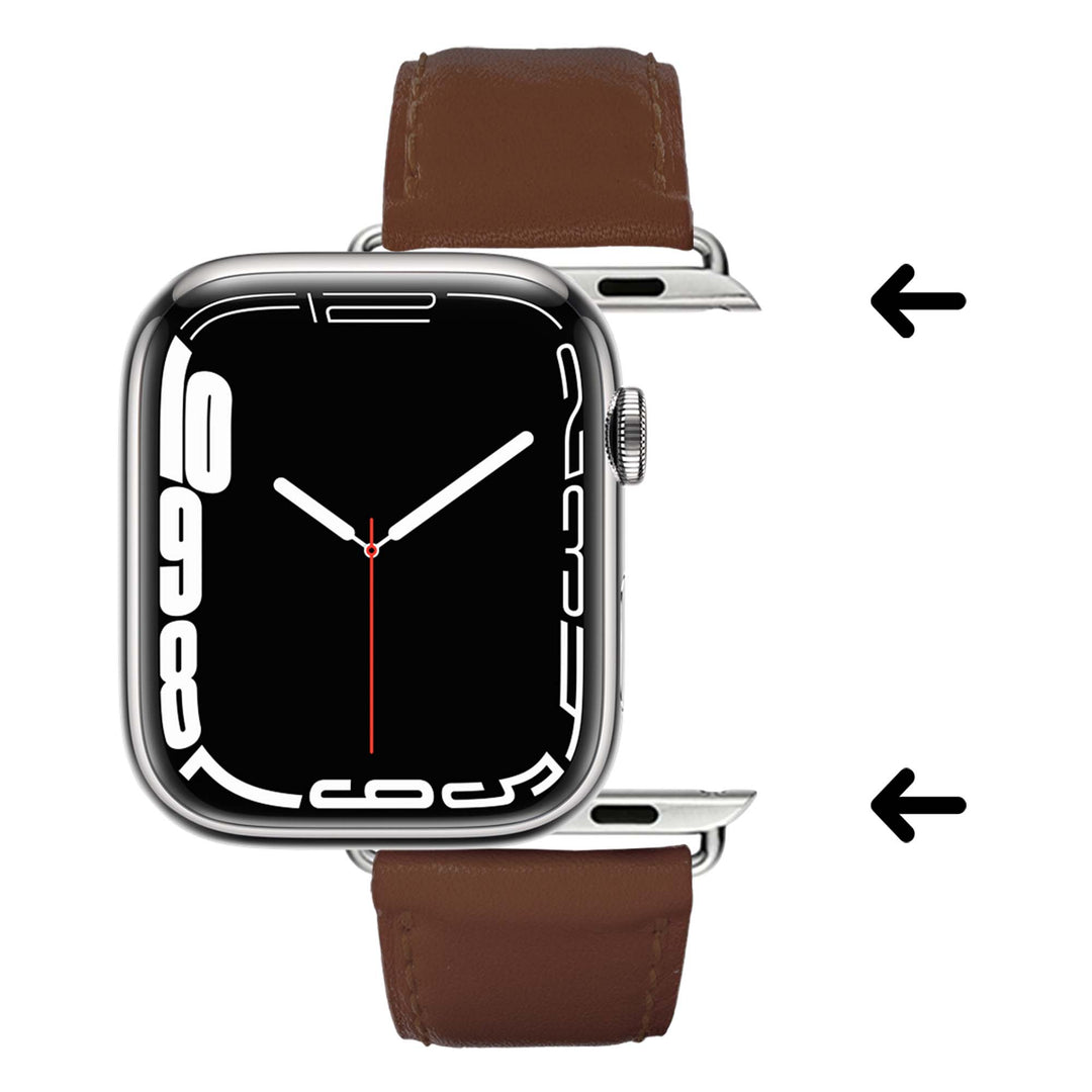 Holi Apple Watch - Bracelet cuir de vachette Gold 38mm 40mm 41mm 42mm