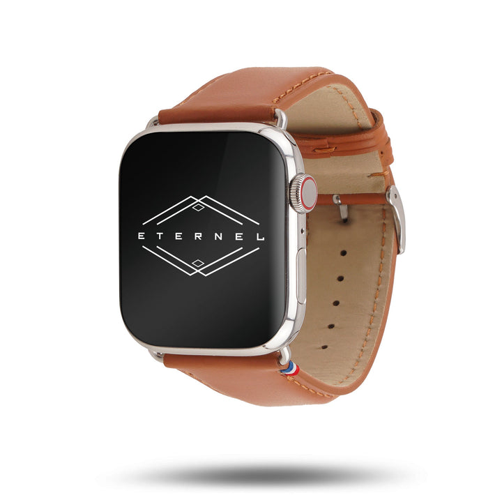 Pack Coque iPhone Elise Gold + Bracelet Apple Watch Aquarelle Gold