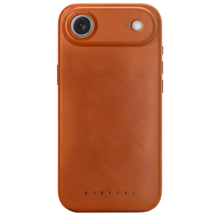 Coque Arsene cuir pleine fleur - iPhone 17 Air - Miel