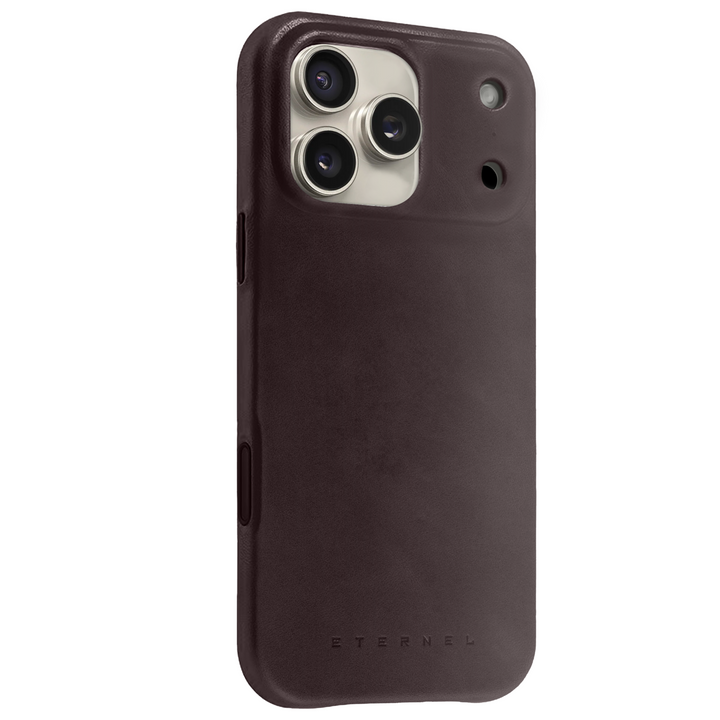 Coque Arsene cuir pleine fleur - iPhone 17 Pro Max - Cognac