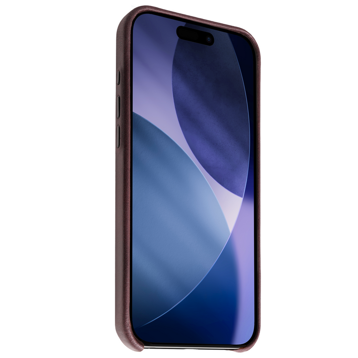 Coque Arsene cuir pleine fleur - iPhone 17 Pro Max - Cognac
