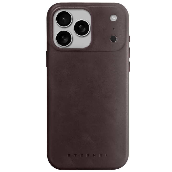 Coque Arsene cuir pleine fleur - iPhone 17 Pro Max - Cognac