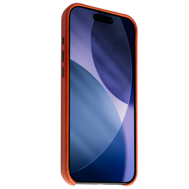 Coque Arsene cuir pleine fleur - iPhone 17 Pro Max - Miel