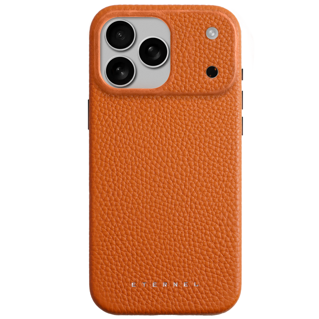 Coque Elise cuir grainé - iPhone 17 Pro - Gold