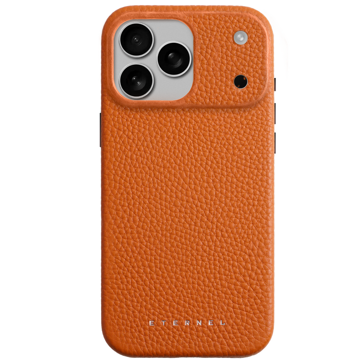 Coque Elise cuir grainé - iPhone 17 Pro - Gold
