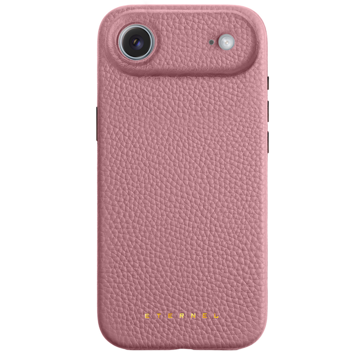 Coque Elise cuir grainé - iPhone 17 Air - Rose