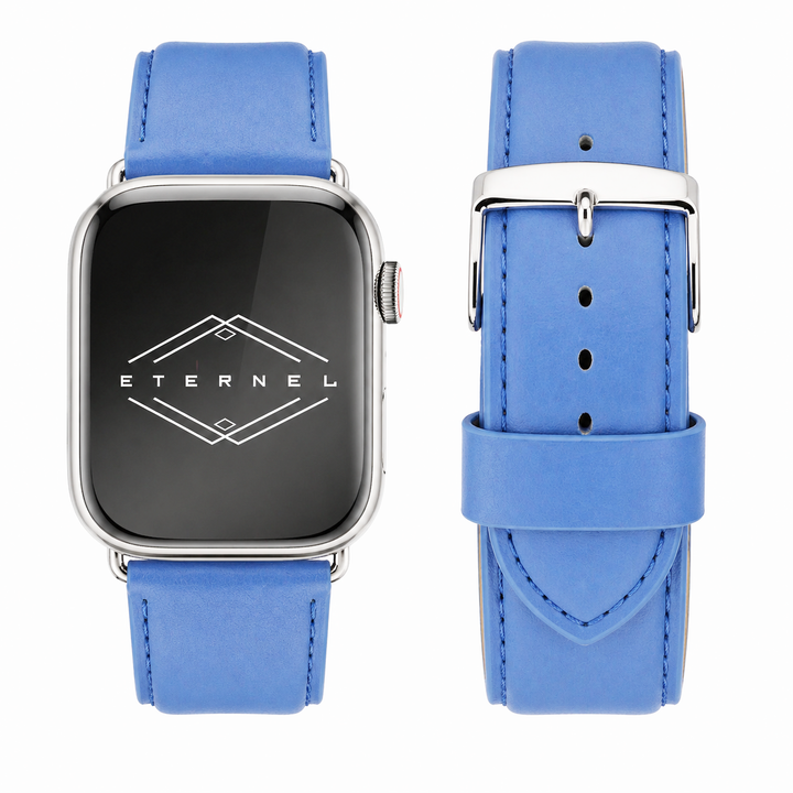 Holi Apple Watch - Bracelet cuir de vachette Ciel 38mm 40mm 41mm 42mm