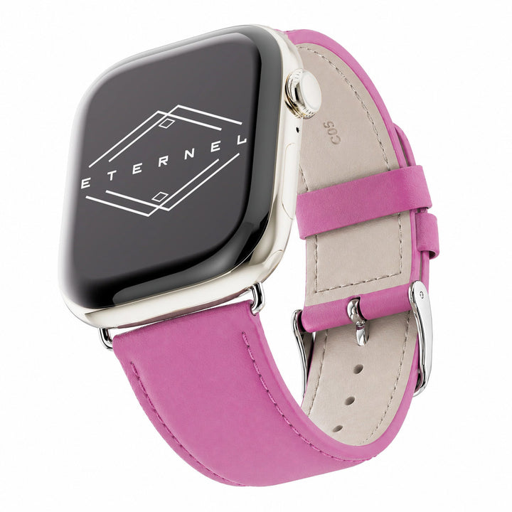 Holi Apple Watch - Bracelet cuir de vachette Rose 38mm 40mm 41mm 42mm