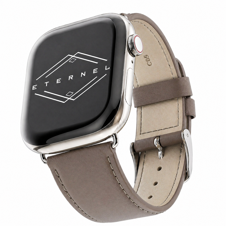 Holi Apple Watch - Taupe Cowhide Leather Strap 46 / 49 mm