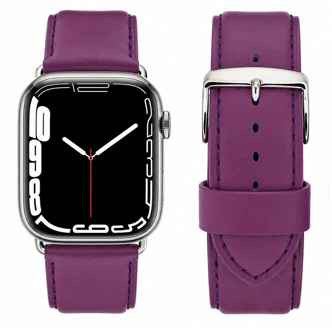 Holi Apple Watch - Violet Cowhide Leather Strap 46 / 49 mm