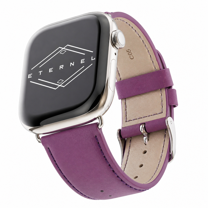 Holi Apple Watch - Violet Cowhide Leather Strap 46 / 49 mm