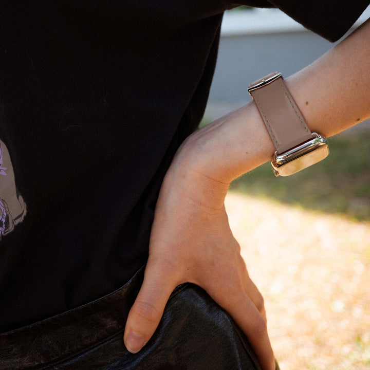 Holi Apple Watch - Taupe Cowhide Leather Strap 46 / 49 mm