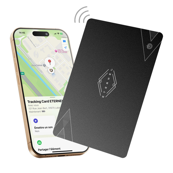 Carte de localisation Apple Find My - Portefeuille, sac, voiture, valise